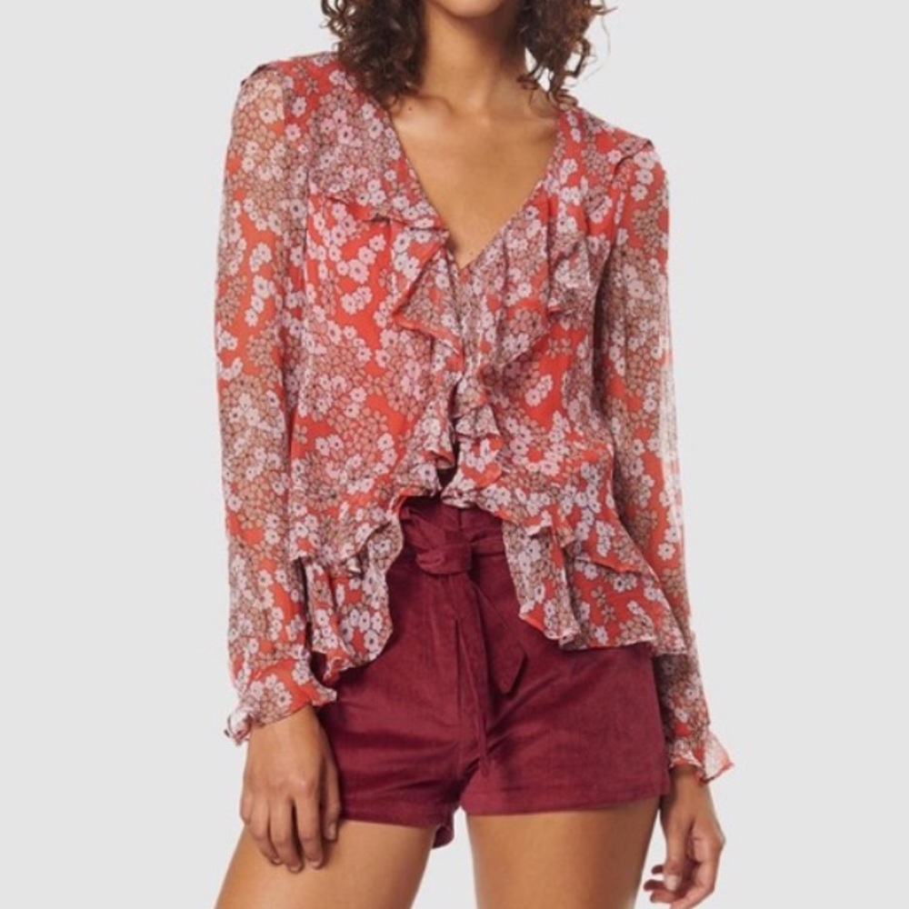 Stevie May Columbia Rouge Floral Top
